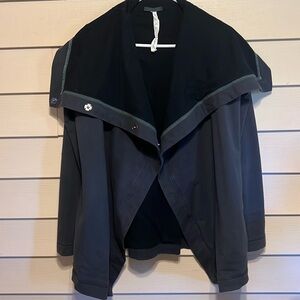 Lululemon Athletica Savasana Wrap Snap Collar Cardigan